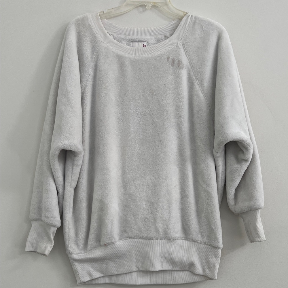 SO Soft White Sweatshirt